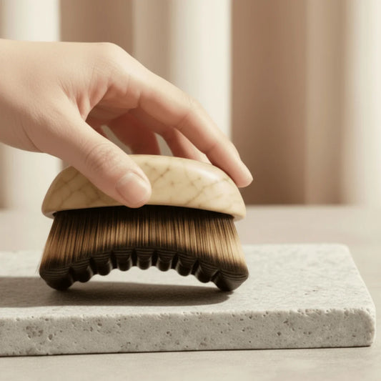 Brosse lymphatique visage