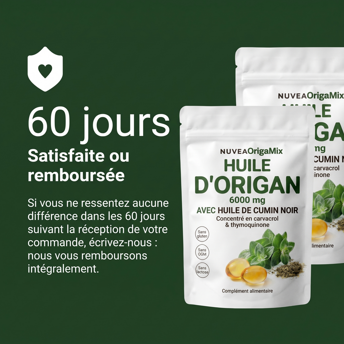 60 jours satisfaite ou remboursée