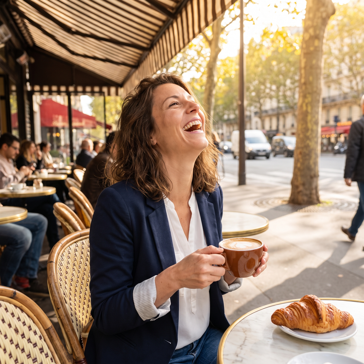 Reprendre un café au lait sans y penser