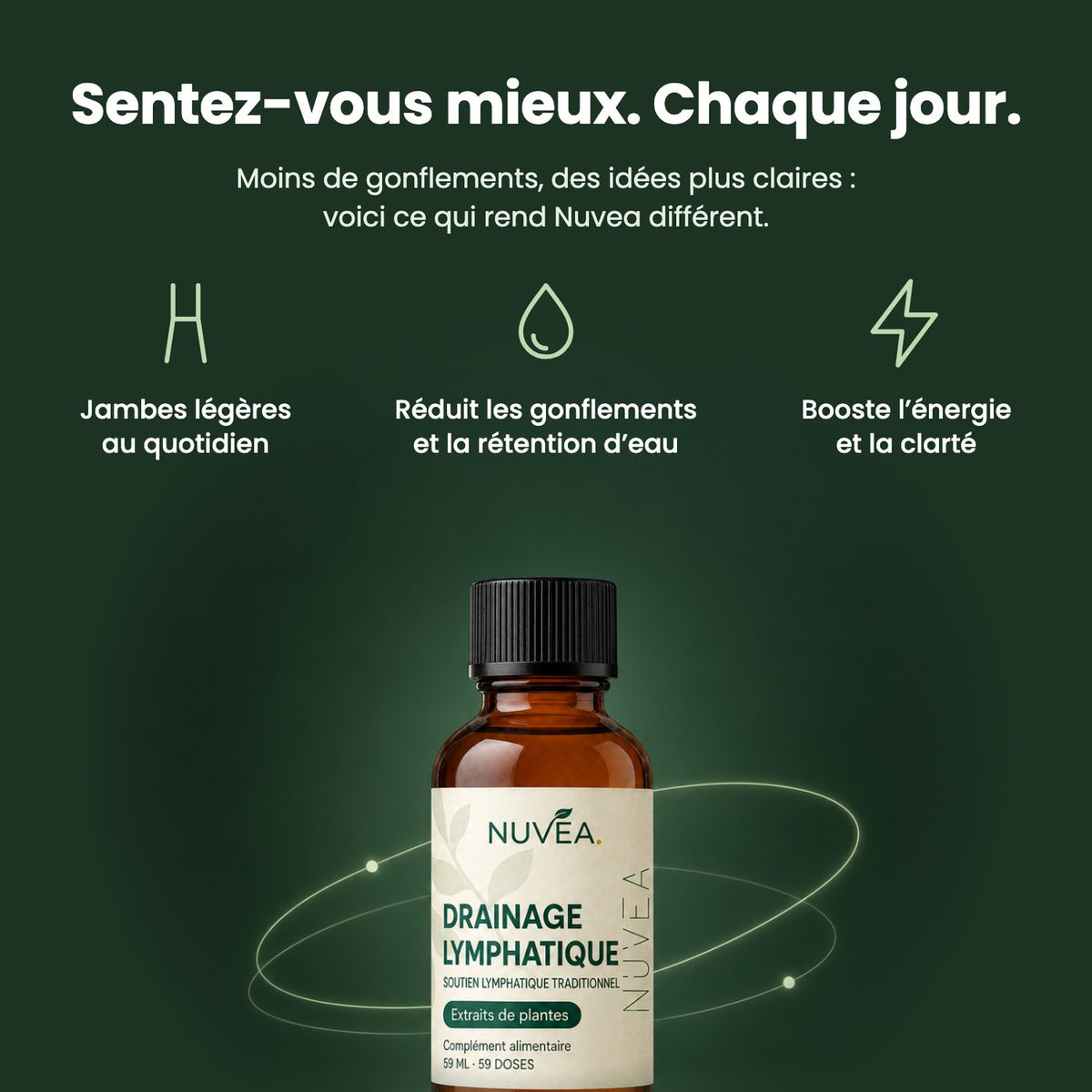 Nueva fórmula de máxima potencia – Drenaje linfático de NUVEA™